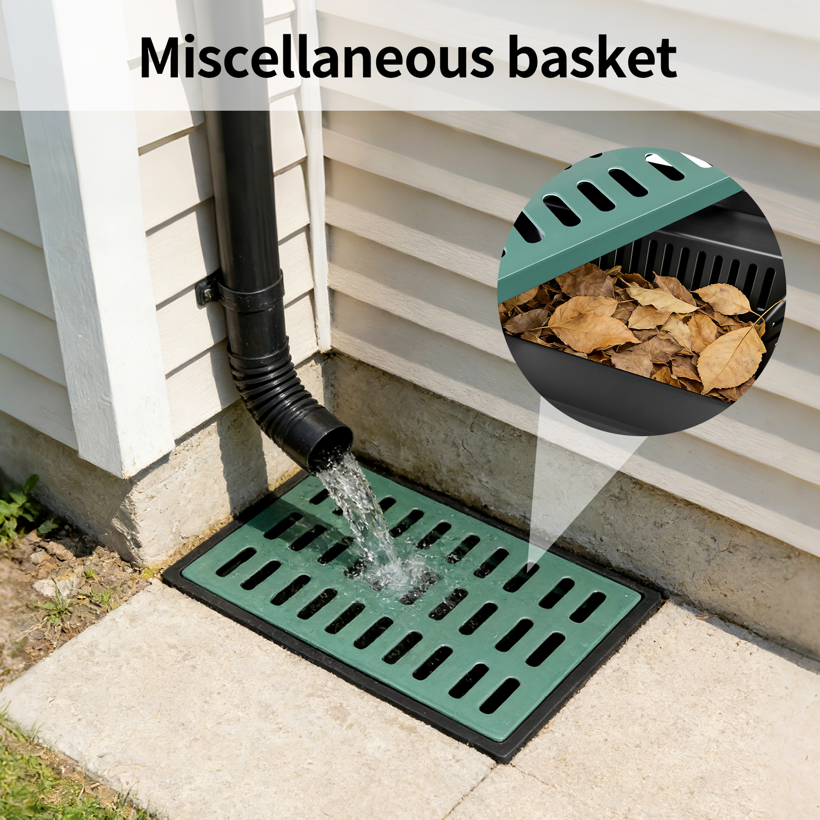 Wellness X - French Drain Basins Strainers No Pre-Drilled