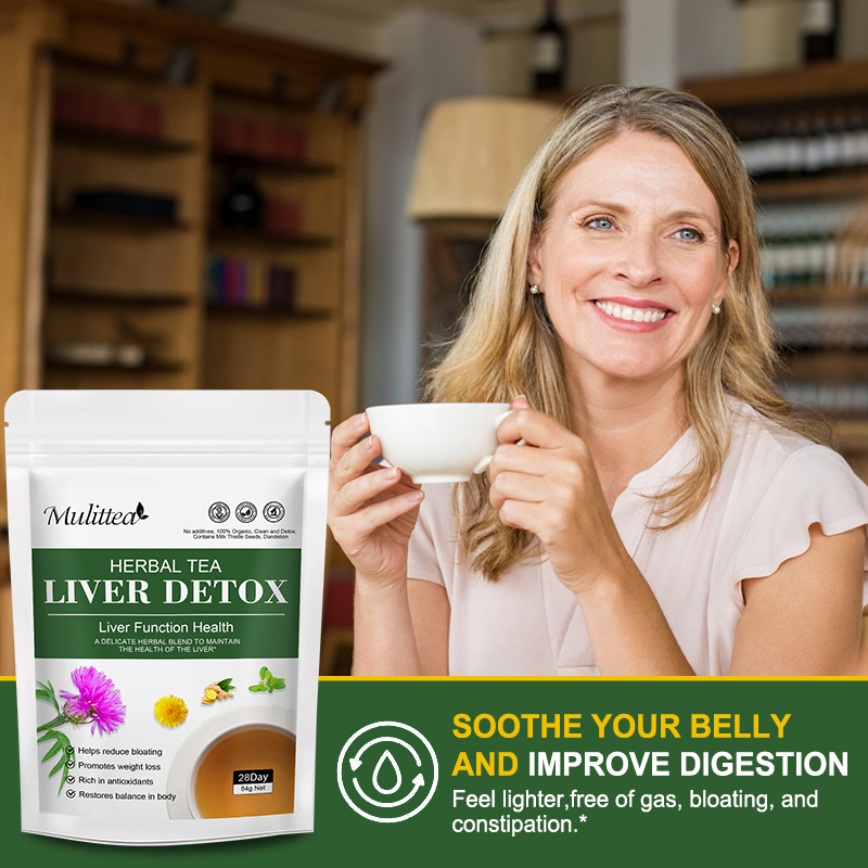Mulittea Liver Detox Tea with  - Dandelion Detox Tea avis et prix