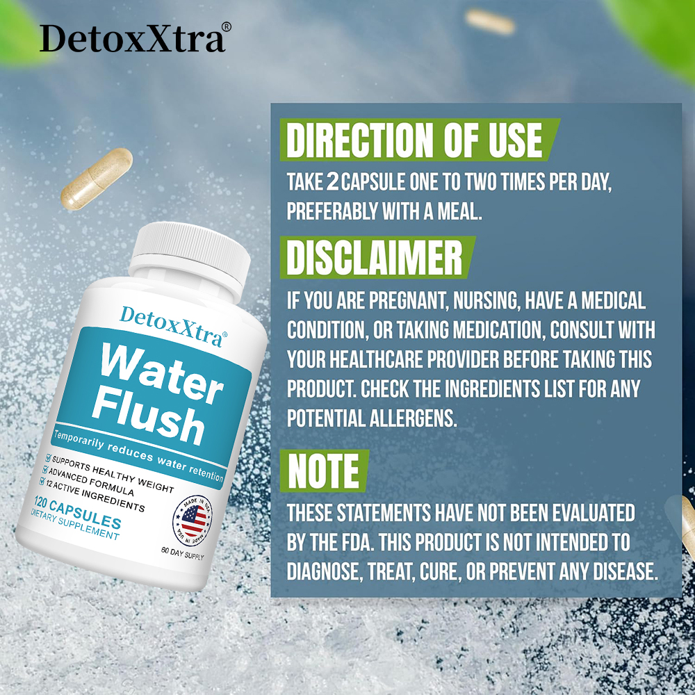Natural Diuretic Capsules, Red - Dandelion Detox Tea avis et prix