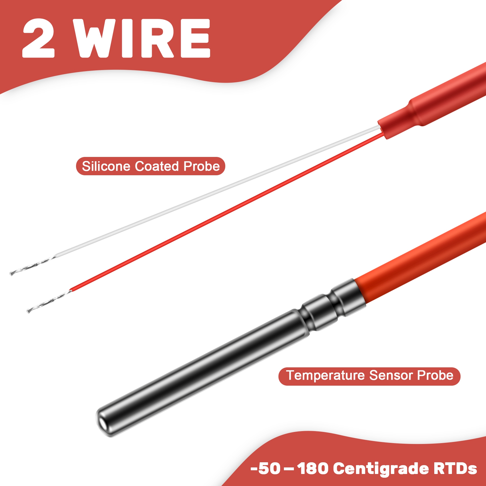 2 Wire PT1000 Temperature Sens - Wellness X avis et prix